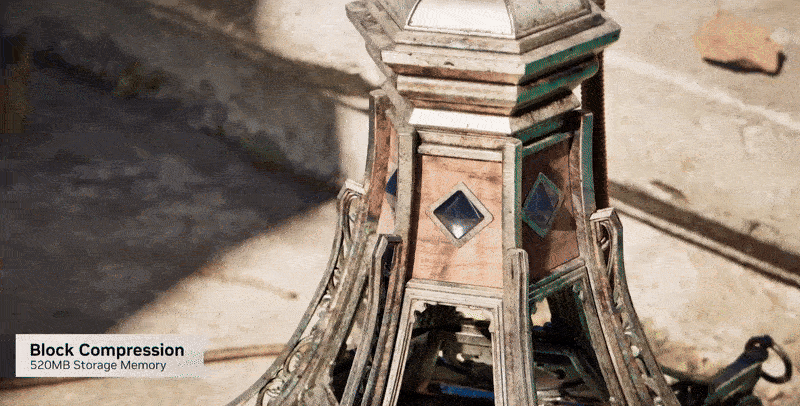 NVIDIA NTC - Comparaison compression traditionnelle vs neurale