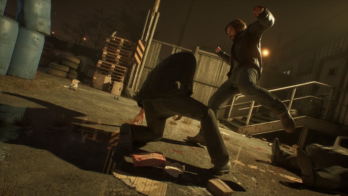 Bagarre violente dans une arrière-cour