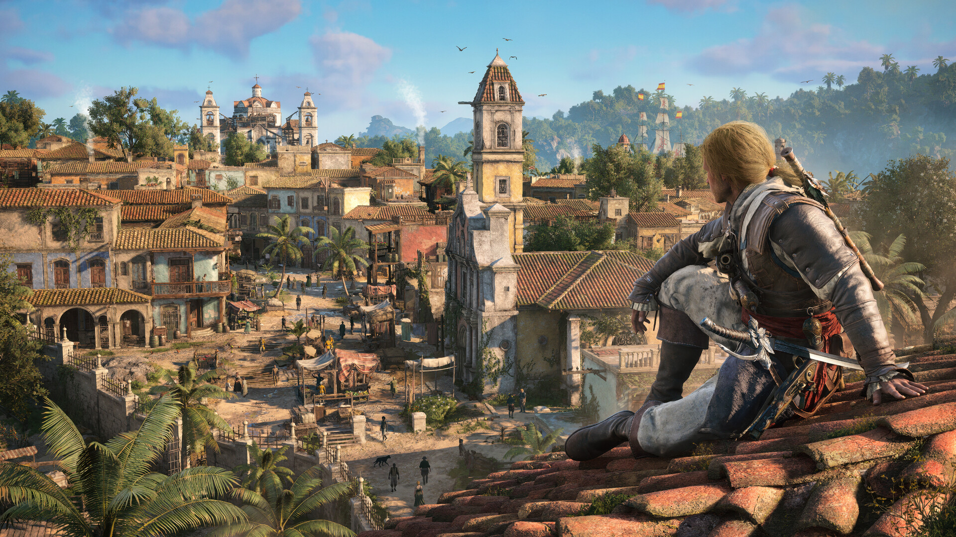 Coucher de soleil sur les Caraïbes dans Black Flag Resynced