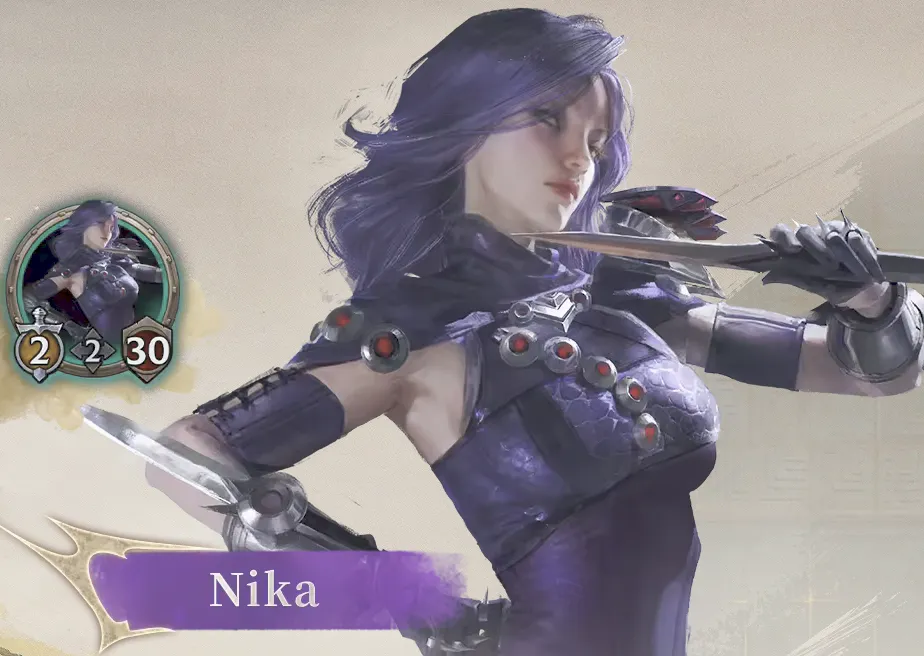 Guild wars TCG Nika Card